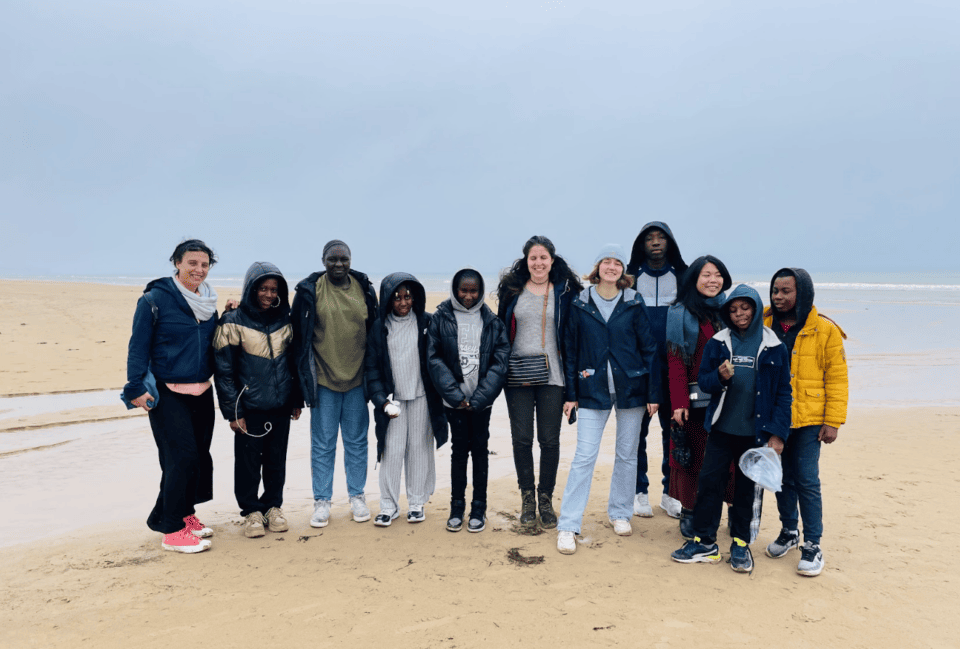Equipe Tribus avec les enfants d'EGDO
