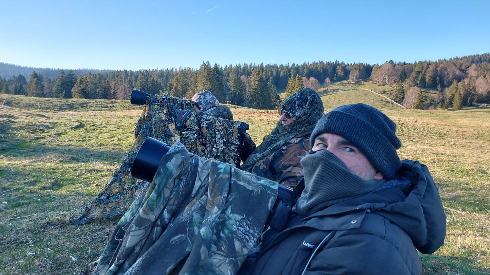 Groupe de stagiaires avec Fabien Bruggmann avec l'agence Tribus